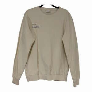 Les Deux The Store New York City Sweatshirt 100% Cotton Crew Neck Medium Beige